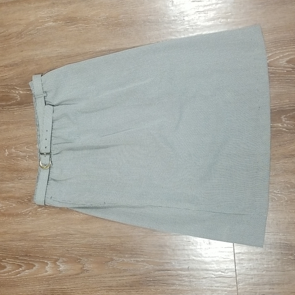 (12) TanJay Belted Skirt Business Casual Slim Fit Professional Academia Midi